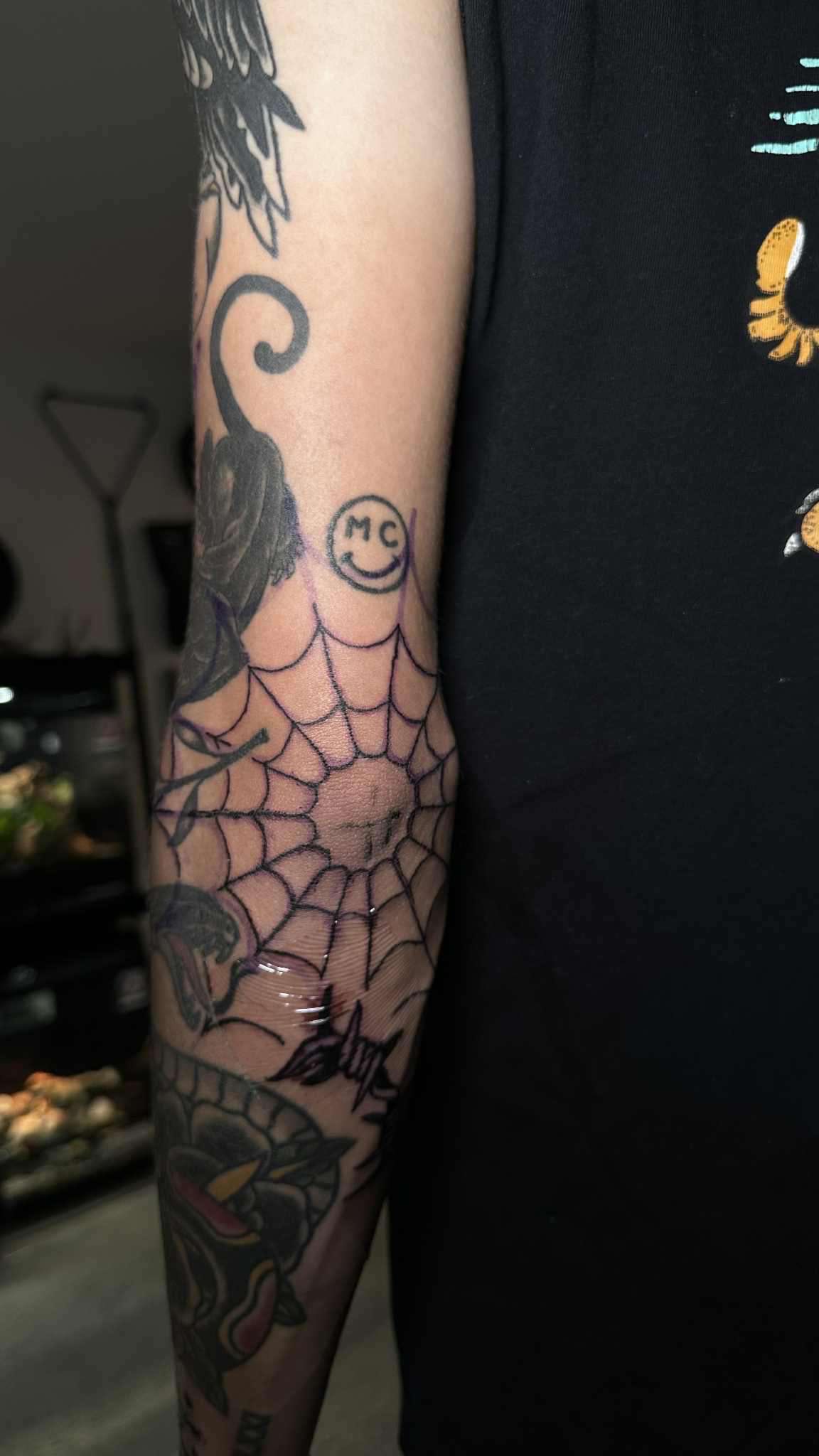 Kylie Gonzales tattoo work